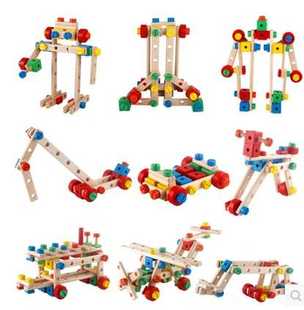 高档多功能百变益智螺母，组合积木拆装拼装玩具儿童3-5-6-7岁以上