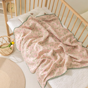 新生婴儿盖毯春夏纯棉纱布薄款外出盖被男女宝宝午睡防着凉小毯子