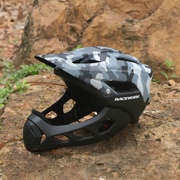 成人自行车速降盔全盔骑行头盔越野头盔骑行头盔防护装备可拆卸