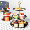 生日派对装饰甜品台展示架摆件家用果盘婚礼点心架欧式蛋糕托盘
