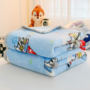 奥特曼牛奶珊瑚绒卡通毛毯，加厚儿童学生，盖毯小被子幼儿园可爱床单