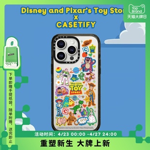 Disney and Pixar's Toy Story x CASETiFY 玩具总动员联名贴纸狂热适用于iPhone15/14/13/Pro/Max防摔手机壳