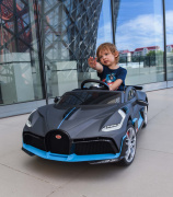 布加迪授权Divo儿童电动汽车四轮婴儿车遥控汽车宝宝玩具车可