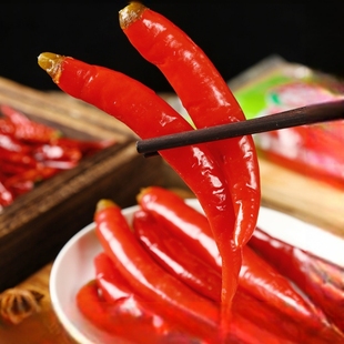 四川泡红椒二荆条腌制泡辣椒500g泡菜商用红辣椒调料泡海椒泡椒
