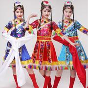 六一儿童藏族舞蹈演出服装少儿少数民族幼儿园西藏卓玛表演服饰定