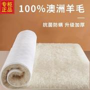 澳洲羊毛床垫冬天m床家用垫被，学生宿舍床褥子1.5加厚1.8床垫保暖