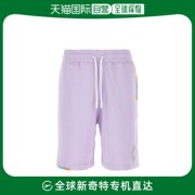 香港直邮marceloburlon男士淡紫色棉质，百慕大短裤