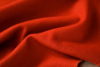 意大利进口加厚铁锈红色细腻斜纹编织羊毛呢子面料设计师外套服装