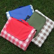 网红格子野餐垫户外防潮垫子室内垫春游草坪垫露营野餐布便携手提