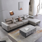 简约现代布艺沙发贵妃组合实体店，品质型客厅沙发，科技布沙发(布沙发)