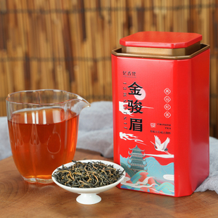 特级红茶金骏眉茶叶武夷岩茶浓香型源产地正宗小种茶送礼小型罐装