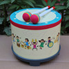 小鼓宝宝玩具儿童，手拍鼓婴儿敲打乐器军鼓，幼儿园早教教具韩国地鼓