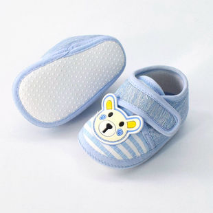 新生儿鞋子0-3-6个月软底男女宝宝布鞋春秋季单鞋6-12个月步前鞋