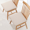 冬季餐椅坐垫可拆洗亚麻椅垫纯色家用布艺加厚榻榻米屁股软垫子