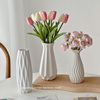 元气角落 北欧白色陶瓷花瓶水养鲜花插花ins客厅高级感花器摆件