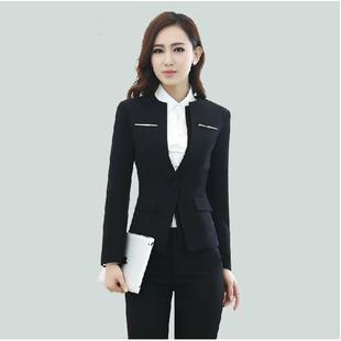 正品秋冬款套装女士服西装修身职业装女装套装裙新大码工作套面试