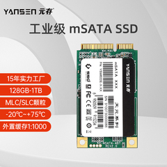 元存（YANSEN） mSATA固态硬盘 工业级 128g 256g 工业设备 SSD