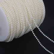 仿珍珠链条diy包带包包，配件ins仿珍珠包链高亮斜跨单肩手提珍珠链