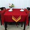 中式时尚餐桌桌旗亚麻方桌布(方桌布)防水防油茶几布艺桌垫隔热垫台布