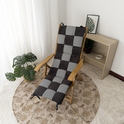 躺椅垫子秋冬季低价加厚可折叠摇椅藤椅通用椅垫坐垫靠垫一体
