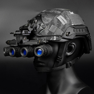 户外战术装备双目望远镜，pvs18四目红外线夜视仪套装模型热成像仪