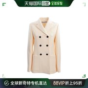 香港直邮dior女士，白色双排扣西服，外套111v05a-1166-0200