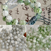 10mm清冷新中式中国风玉碎琉璃，玻璃圆珠散珠diy串珠手链项链材料