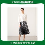 日本直邮ANAYI 女士春夏系列精致波点提花A字裙 优雅大气 易搭配