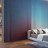 艺速现代彩色动感时尚条纹，渐变壁纸客厅沙发卧室床头壁画时光