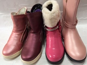 斯乃纳女童冬季棉鞋，低帮中帮棉靴雪地靴，防水保暖加绒样品鞋