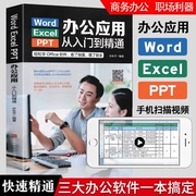 word excel ppt电脑计算机办公软件应用入门到精通高效数据处理分析从零基础知识学习officewps表格制作教程正版书公式大全一本通D