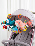 婴儿车玩具挂件车载后排0一1岁宝宝床铃安全座椅安抚车内哄娃神器