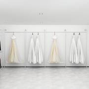 婚纱旗袍专用展示架男女童装单双层(单双层)上墙服装陈列影楼礼服加粗