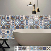 卫生间防水d瓷砖装修墙贴北欧花砖，腰线自粘防水贴纸厨房浴室地板