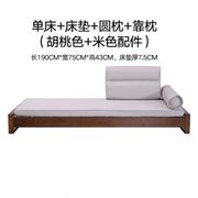 北欧多功能可折叠的实木布艺沙发床客厅小户型经济型双人单人