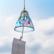西米集市日本进口石塚硝子手工彩色玻璃风铃日式风铃挂饰礼物