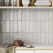 纯进口瓷砖西班牙珍珠砖，小白砖浴室长条墙砖，厨房卫生间阳台复古