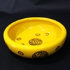 景德镇红黄色浅陶瓷盆笔洗硬币收纳烟灰缸瓷器聚宝盆水培花盆鱼缸
