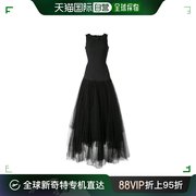 香港直邮Marc Le Bihan 无袖上衣和蓬松的薄纱连衣裙 21902GRISFO