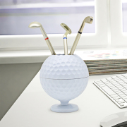 高尔夫用品高尔夫球杆笔3支球笔桶家用桌面摆件塑料golf装饰配件