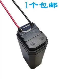 4V免维护铅酸蓄电池 电蚊拍头灯LDE台灯户外探照灯手电筒充电电池