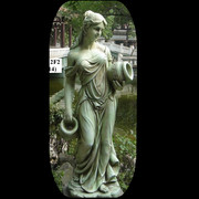 急速欧式落地人物喷泉摆件大型仕女雕塑抱罐流水工艺品水景水