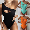 速卖通亚马逊连体泳衣性感镂空特种布一体式比基尼女沙滩泳装
