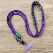 手工文艺编织手机斜挎挂绳带夹片结实耐用