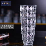 捷克波西米亚进口北欧风格，水晶玻璃花瓶客厅摆件家居饰品干花瓶
