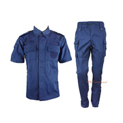 CASP2021年短袖夏季男女教官服藏蓝色训练服套装