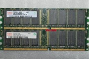拆机1GB 1G DDR 400Mhz PC-3200U台式机内存条 一代老机器