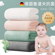 新生婴儿浴巾超柔软比纯棉吸水速干宝宝，洗澡家用儿童盖毯大毛巾被