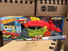 风火轮城市猛龙城市弹射运输车儿童玩具男孩合金小车赛道GTK42