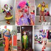 小丑衣服套装成人女万圣节小丑服装男化妆舞会魔术表演出搞笑装扮